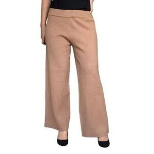 Joie caramel colored wide-leg knit palazzo pants